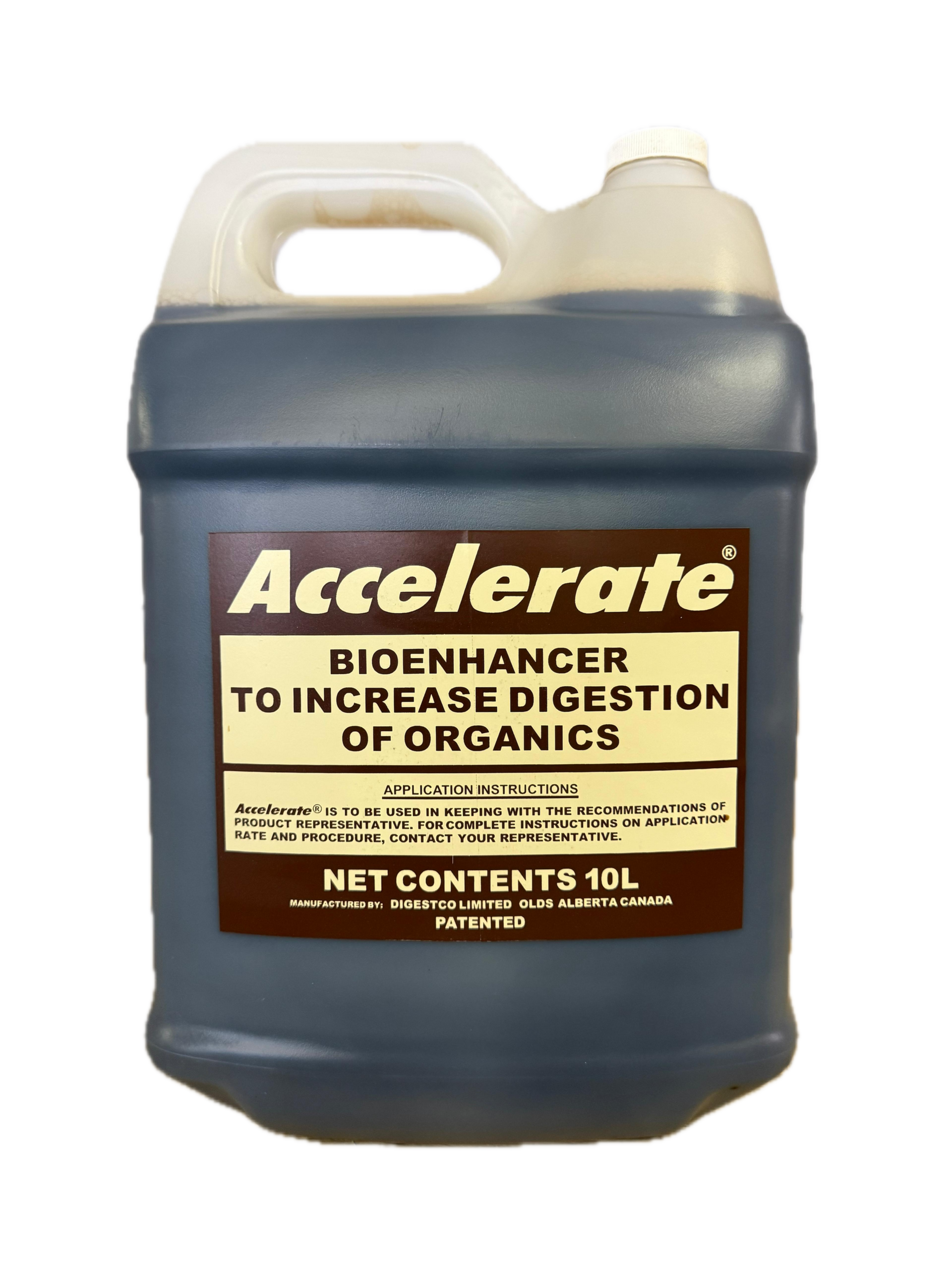 Accelerate bioenhancer container